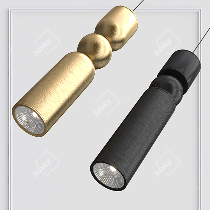 Modern Pendant Lamp Niord 3D model image 4