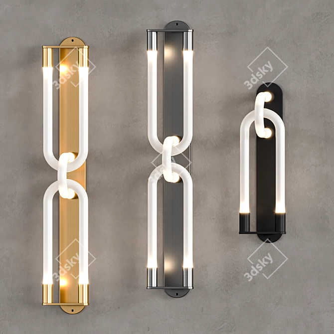 Galaxy Wall Lamp, Multi-Size Options 3D model image 2