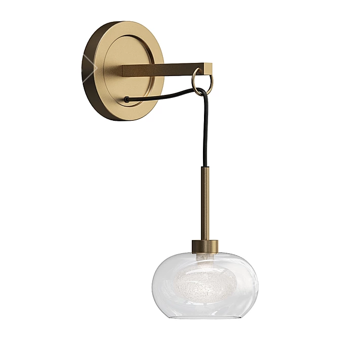 Industrial Tronic Wall Sconce 3D model image 1