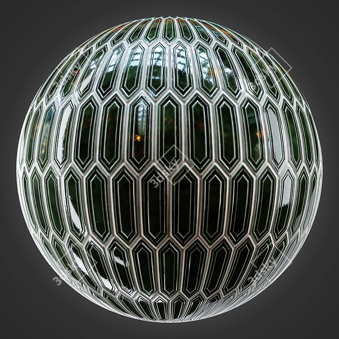 PBR Substance Tile Materials 4K 3D model image 7