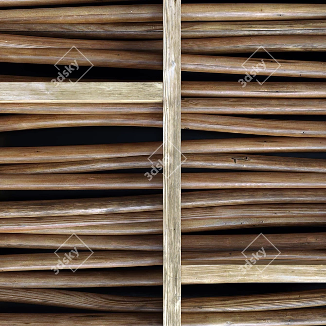 Geometric Ceiling Decor 3D Model 3D model image 3