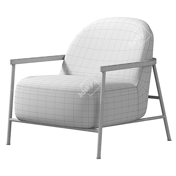 Modern Sejour Lounge Chair Design 3D model image 6