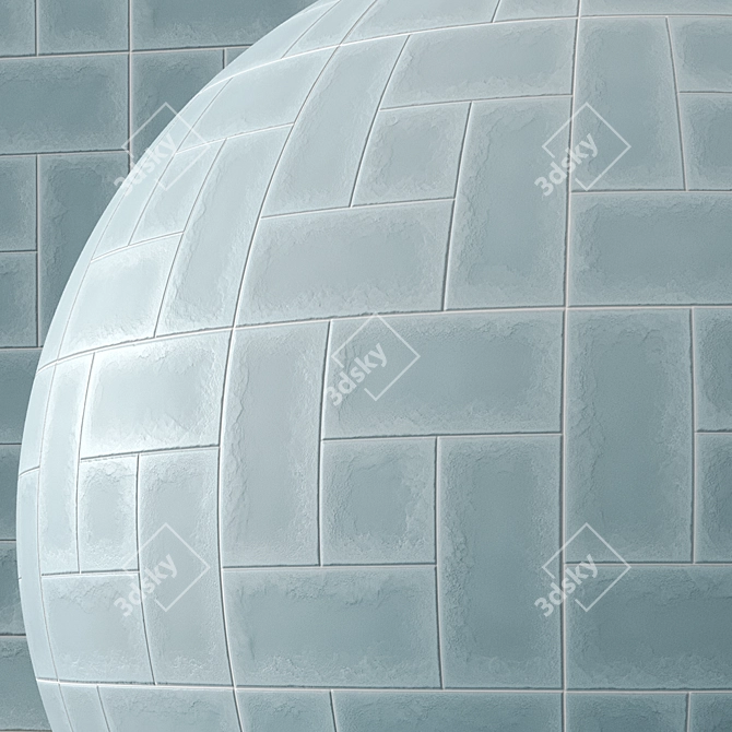 Seamless Tile Material Pack 04 3D model image 2