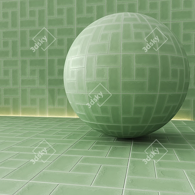 Seamless Tile Material Pack 04 3D model image 4