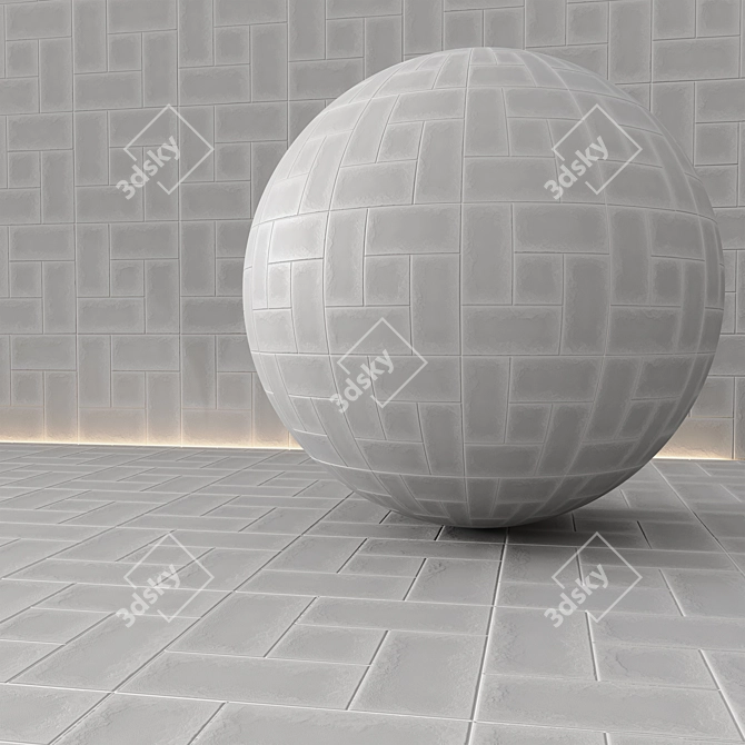 Seamless Tile Material Pack 04 3D model image 6