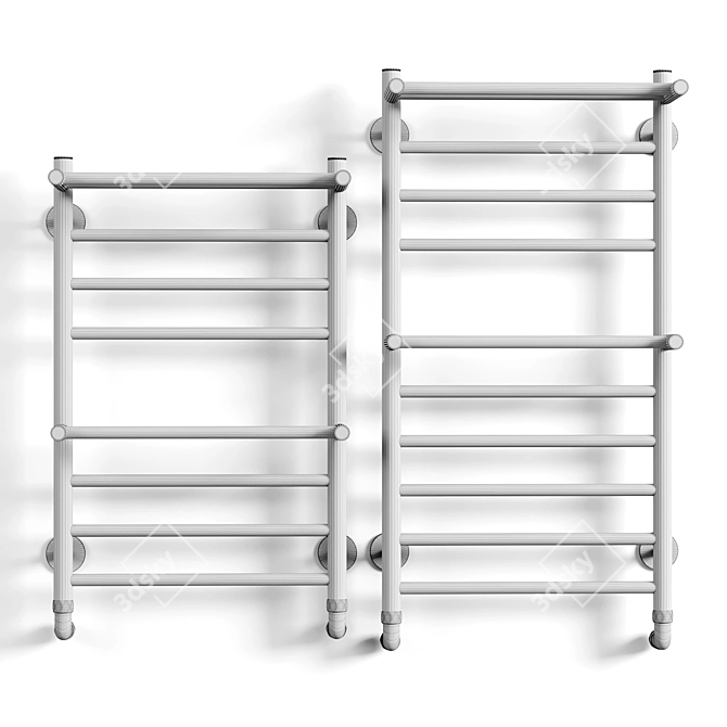 Domoterm Medea Water Towel Radiator 3D model image 3