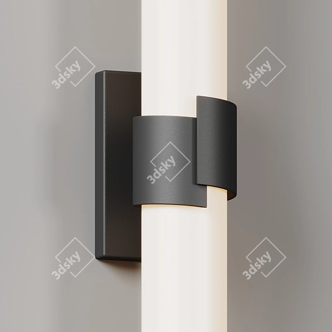Modern LED Vanity Light Fixture 3D model image 2