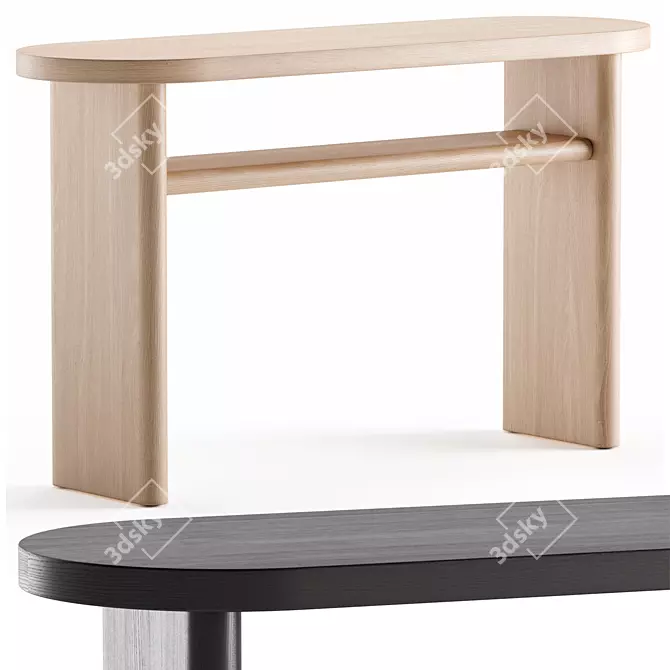 Title: Elegant Cayman Console Table 3D model image 1