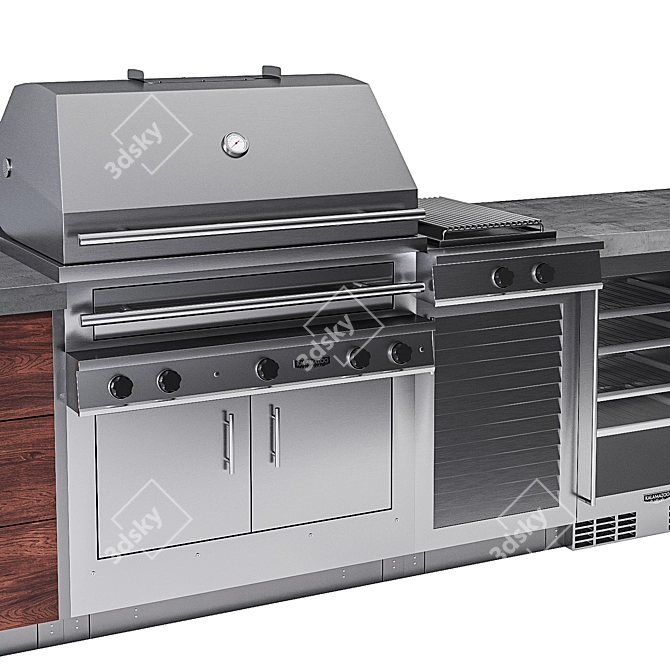 Kalamazoo Ultimate Outdoor Kitchen 3D model image 2