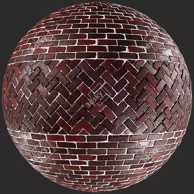 Realistic PBR Brick Materials Set 3D model image 5