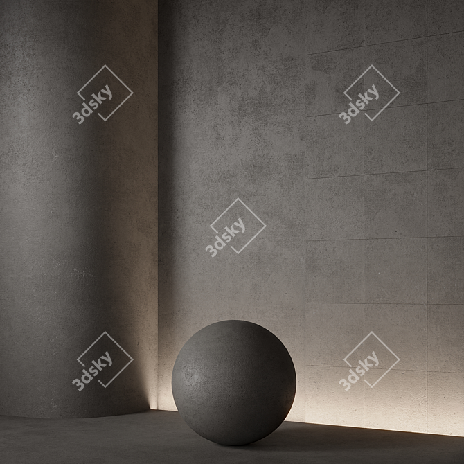 Ceramic Granite Material Texture Set 3D model image 1