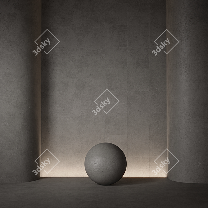 Ceramic Granite Material Texture Set 3D model image 3