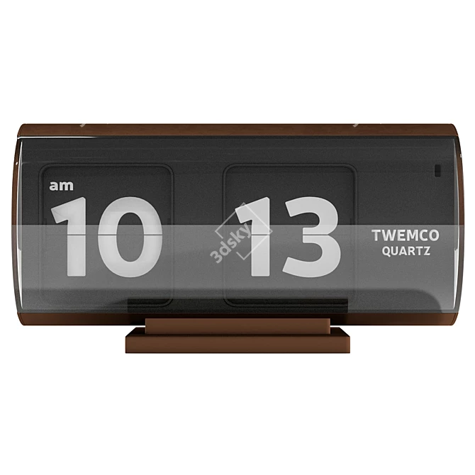 Twemco QT-30T Analog ClockModel UV Unwrapped 3D model image 2