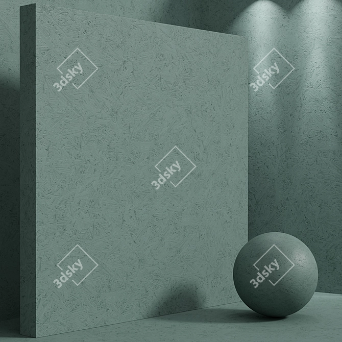 Seamless Wood OSB Set 3D model image 4