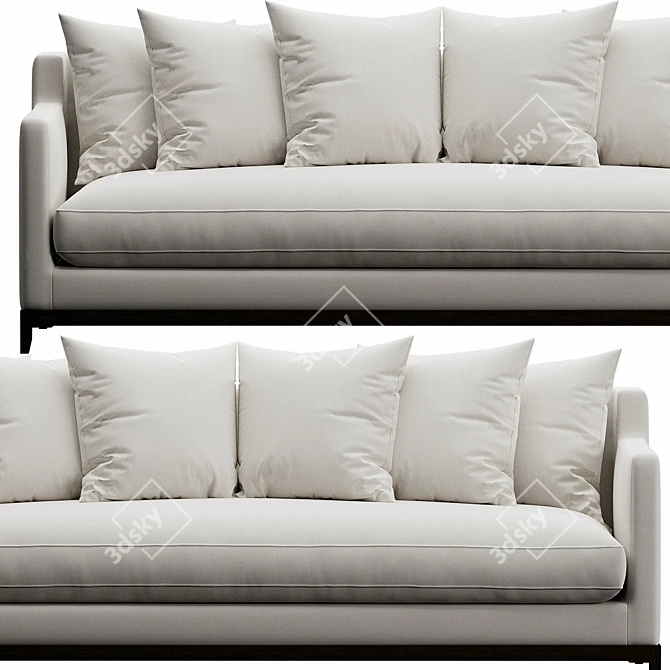 Modern Collaroy Scatter Back Sofa 3D model image 5