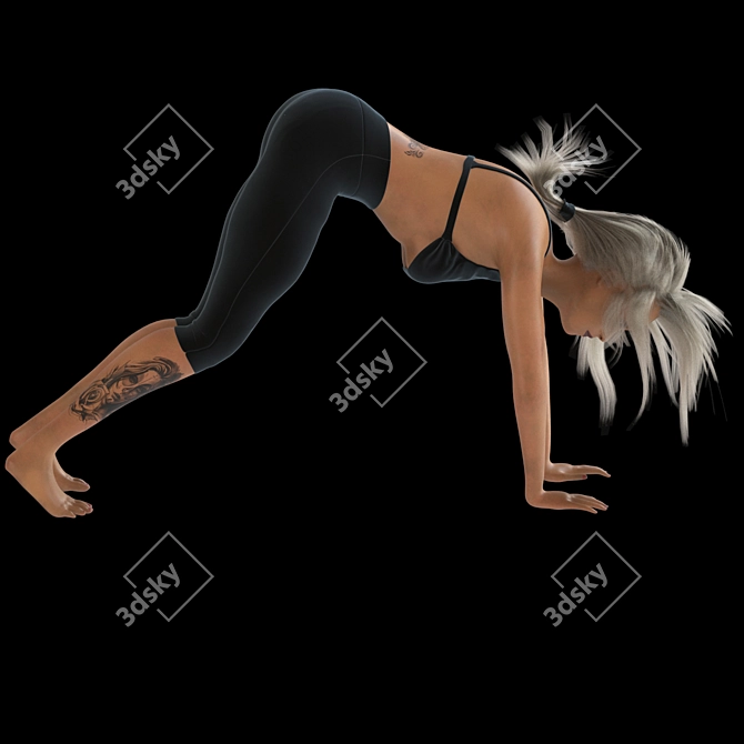 Sporty Gym Model for Rendering 3D model image 4