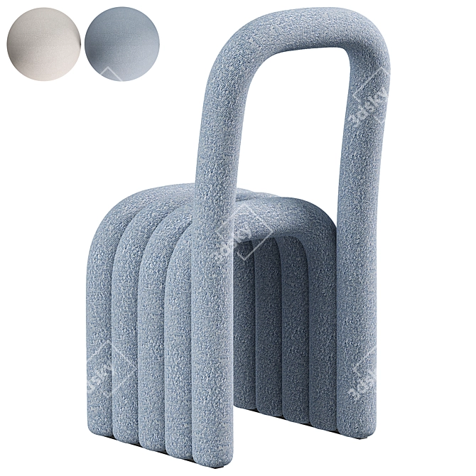 Modern Millimeter Meteor Chair Model 3D model image 2