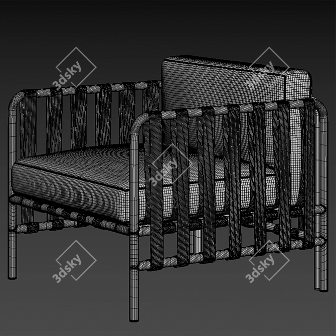 Customizable Armchair - Gandia Blasco 3D model image 14