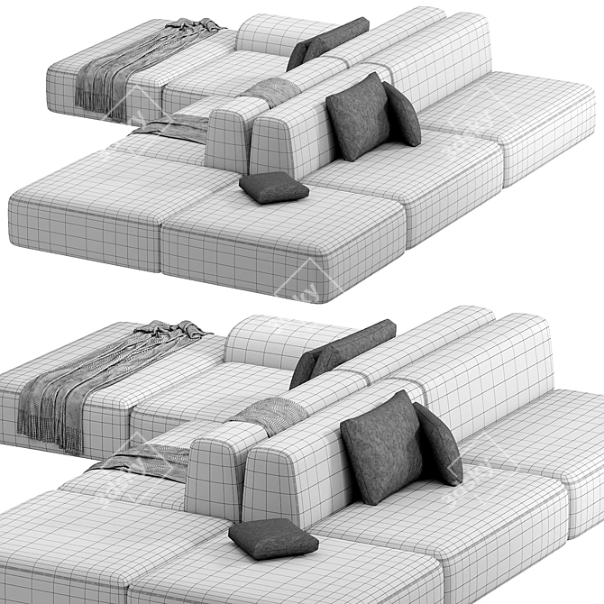 Elegant Paola Lenti All Time 3D model image 4