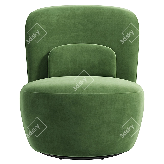 Modern Light Armchair by Dantone 3D model image 5