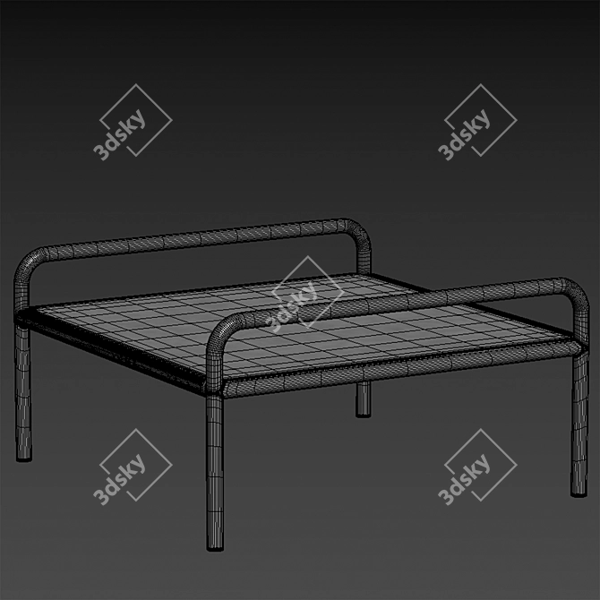 Onsen Side Table: Sleek Elegance 3D model image 5