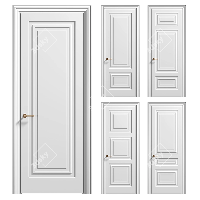 Volhovec MASCOT Series Doors 3D model image 1