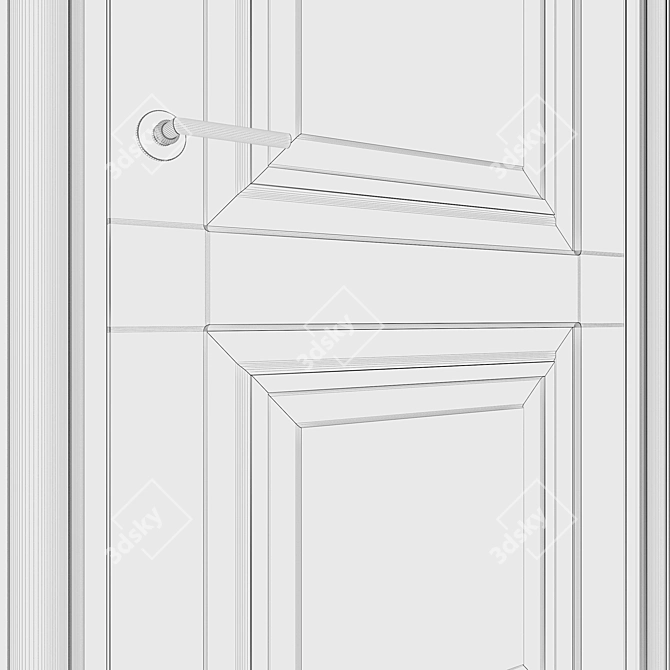 Volhovec MASCOT Series Doors 3D model image 4