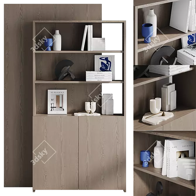 Cosmorelax Estante Shelf: Decorative Style 3D model image 8