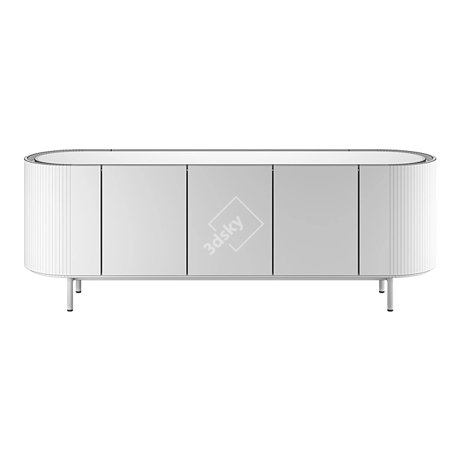  Scandinavian Elegance: LAKE Sideboard 3D model image 2