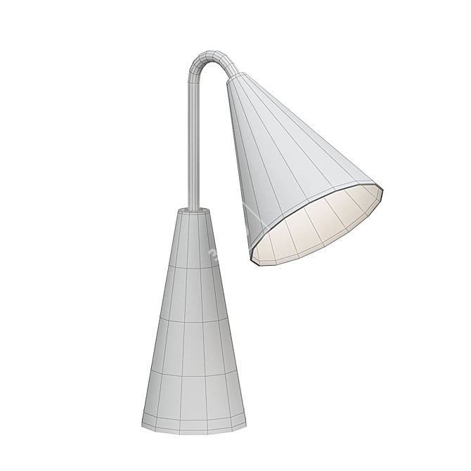 Marble Table Lamp: ImperiumLoft Elegance 3D model image 3