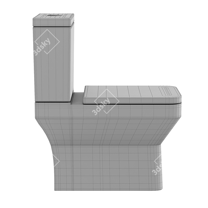 DIWO Kolomna Compact Toilet 3D model image 3