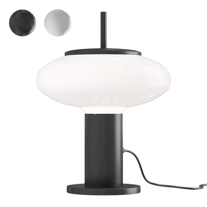 Torni ST Black & White Table Lamp 3D model image 1