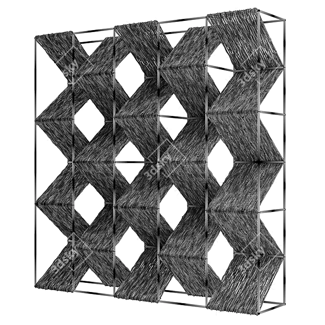 Metal-Weave Wool Wall Art 3D model image 2