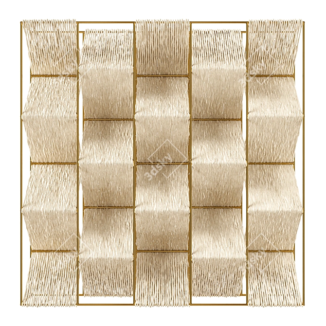 Metal-Weave Wool Wall Art 3D model image 3