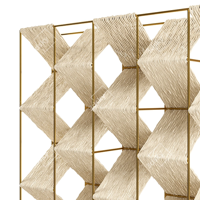 Metal-Weave Wool Wall Art 3D model image 5