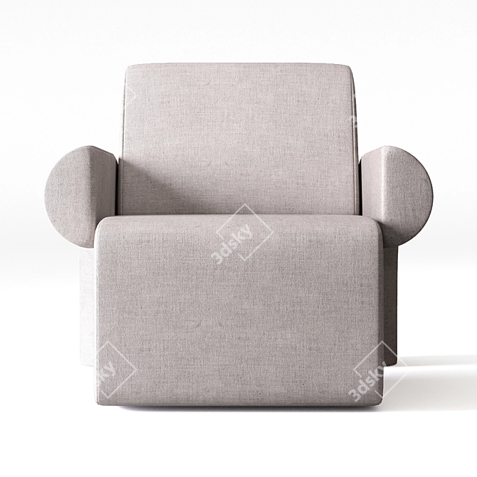 Modern Elegance Lumina Chair 3D model image 2