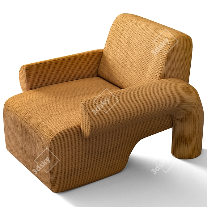 Modern Elegance Lumina Chair 3D model image 4