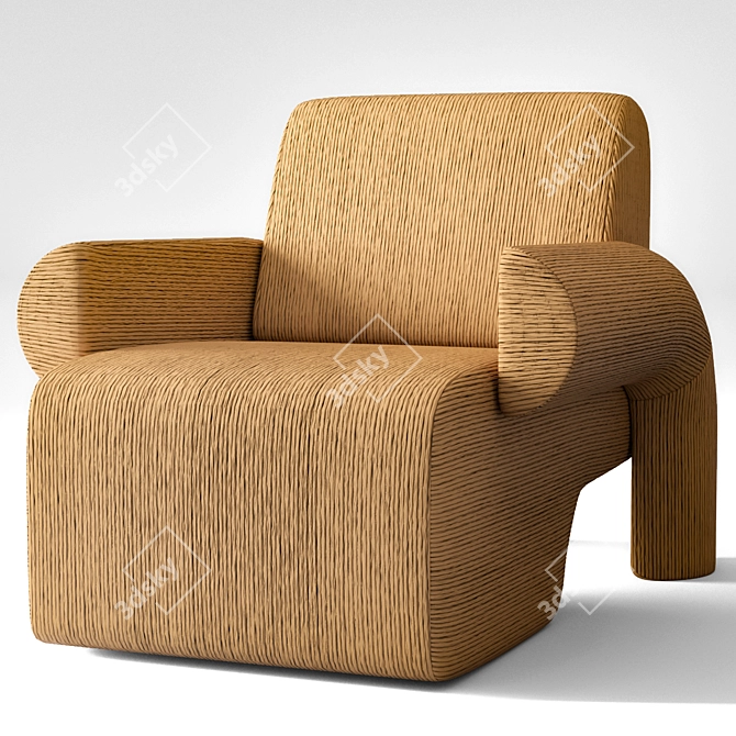 Modern Elegance Lumina Chair 3D model image 5