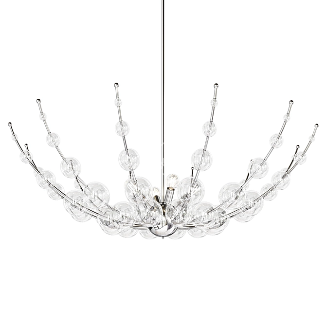 Elegant Abberton Chandelier Fixture 3D model image 1