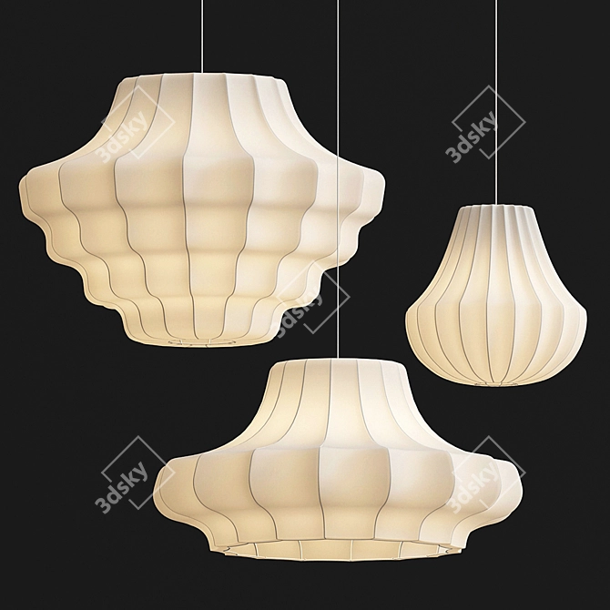 Sleek Modern Normann Copenhagen Pendant 3D model image 1