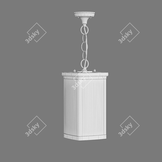 Outdoor Pendant Light Elektrostandard Lame 3D model image 1