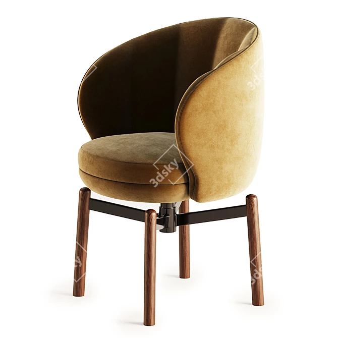 VUELTA FD Swivel Chair: Modern Design Elegance 3D model image 5