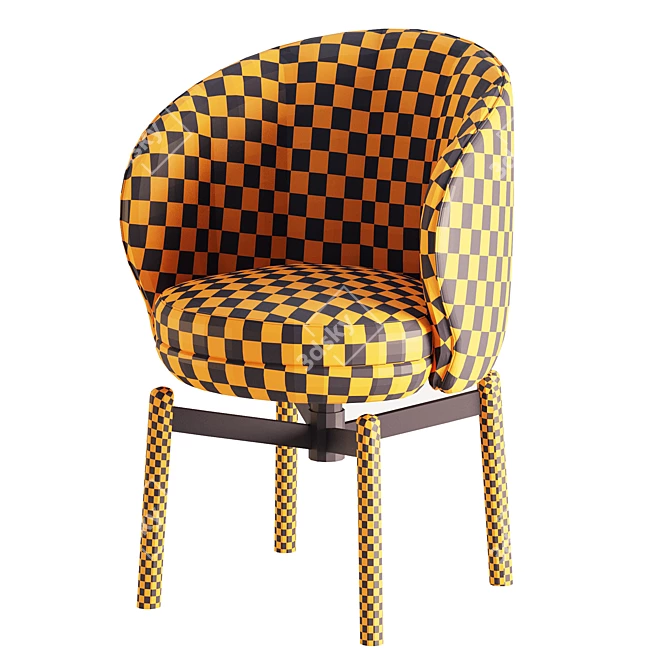 VUELTA FD Swivel Chair: Modern Design Elegance 3D model image 7
