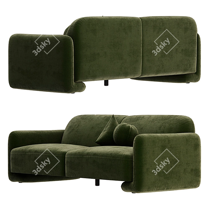 Balzac Paris X LRI Sofa 3D model image 6