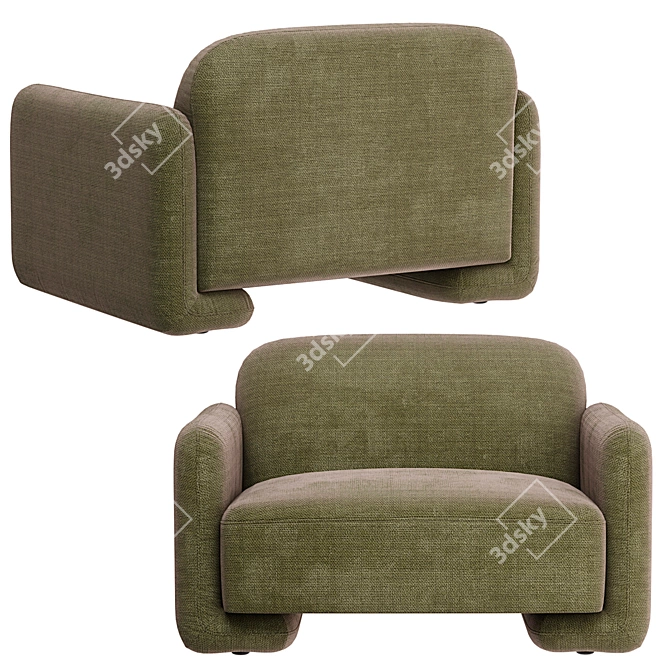 Balzac Paris X LRI Chair: 5 Texture Options 3D model image 4