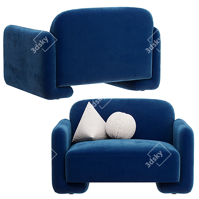 Balzac Paris X LRI Chair: 5 Texture Options 3D model image 5