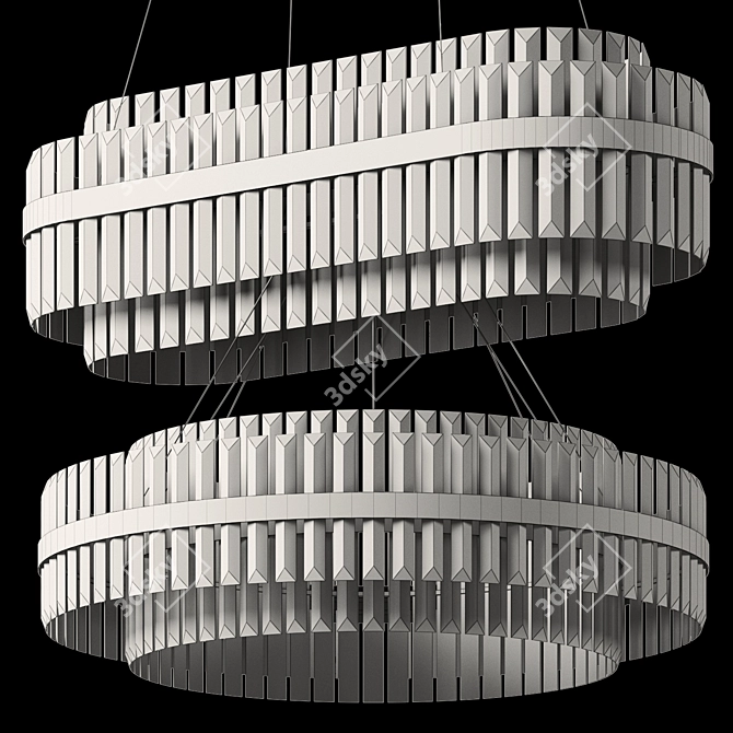 Lampatron Glass Metal Pendant Light 3D model image 5