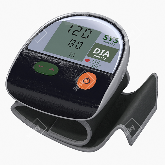 Wrist Digital BP Monitor, Healthcare 3D model image 1