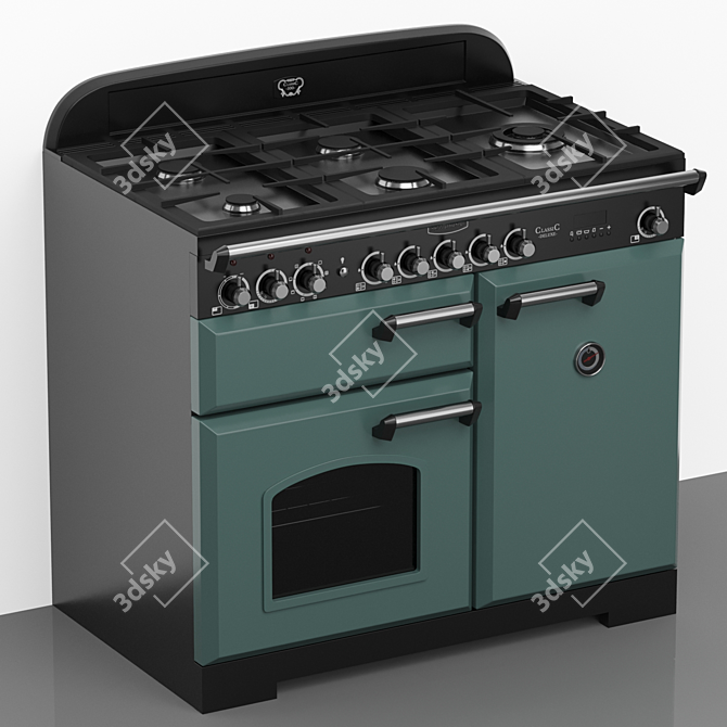 Rangemaster Kitchen Appliance Set 3D model image 3