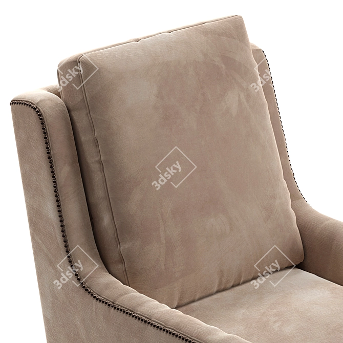 Elevate Your Space With Smith Brothers Swivel Chair 3D model image 3